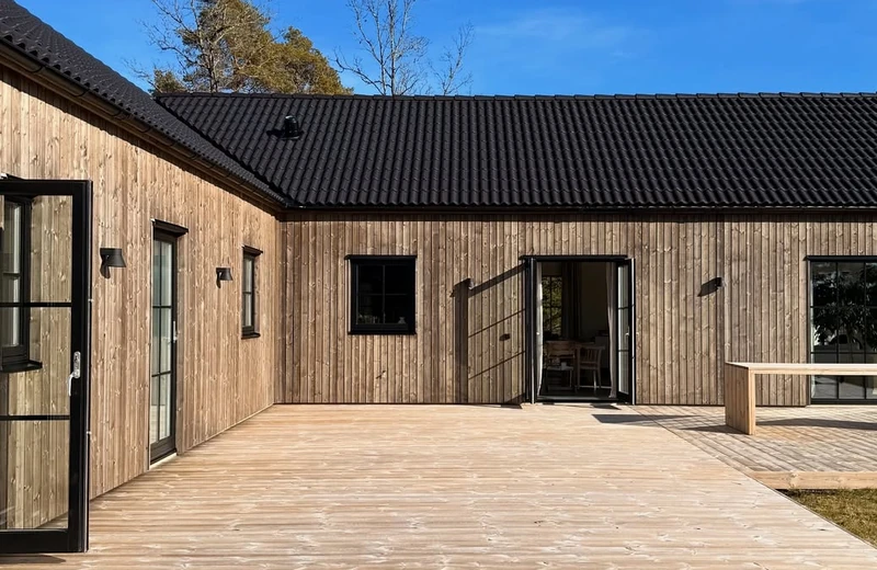 Stående falspanel, bild ur katalogen